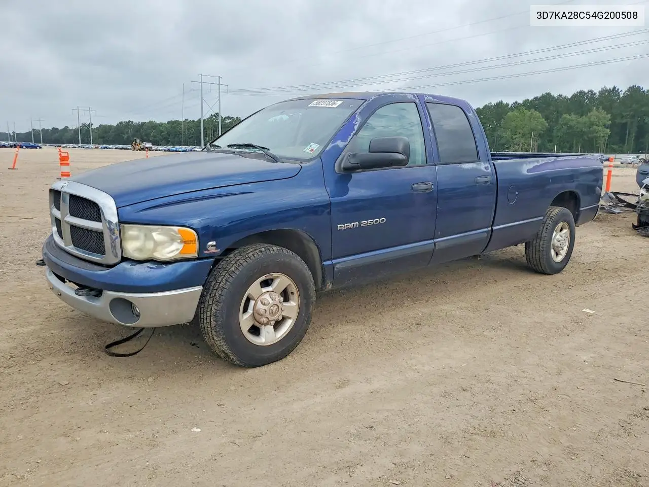 3D7KA28C54G200508 2004 Dodge Ram 2500 St