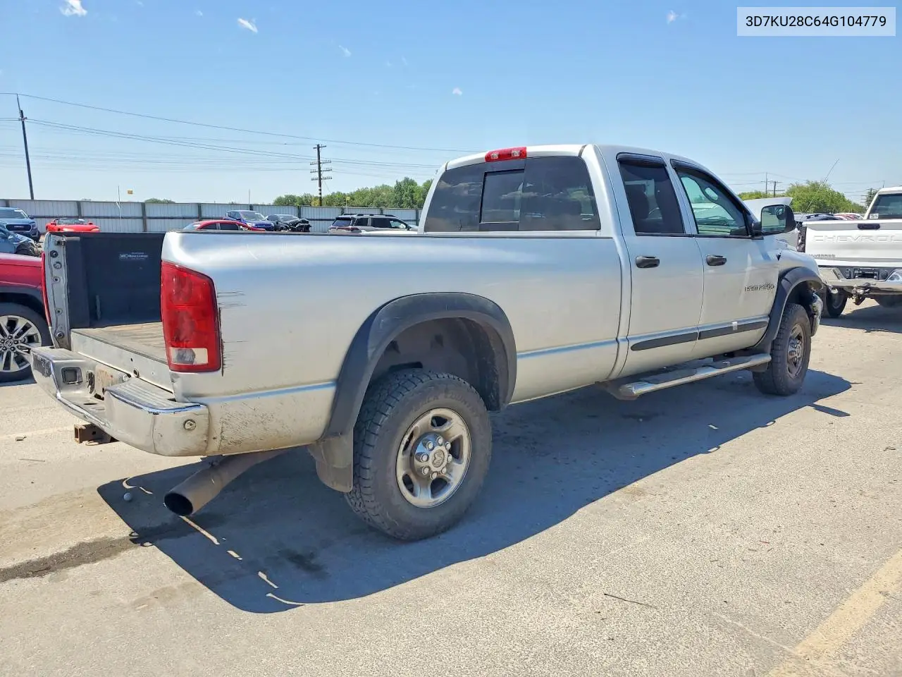 2004 Dodge Ram 2500 St VIN: 3D7KU28C64G104779 Lot: 60326886