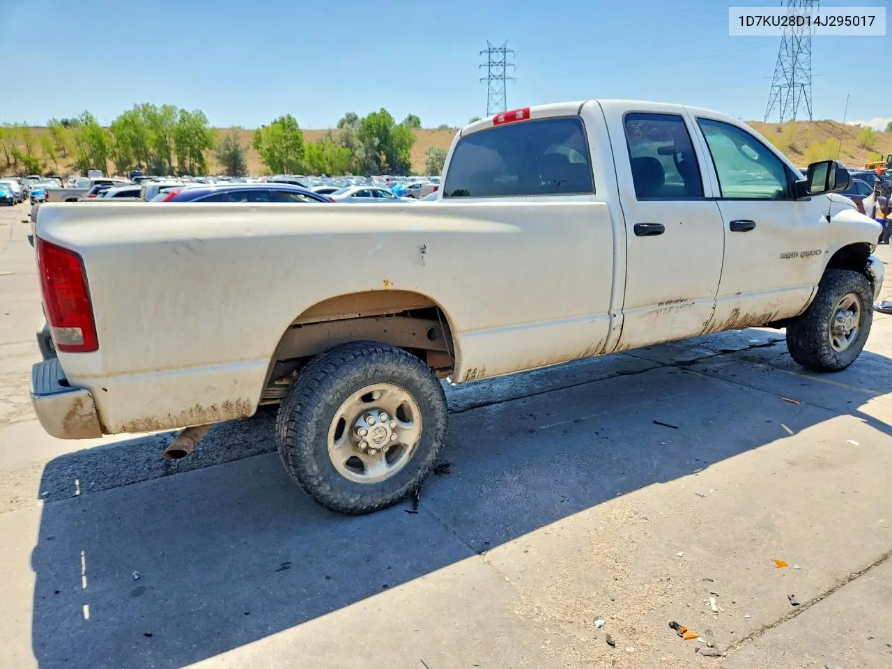 1D7KU28D14J295017 2004 Dodge Ram 2500 St