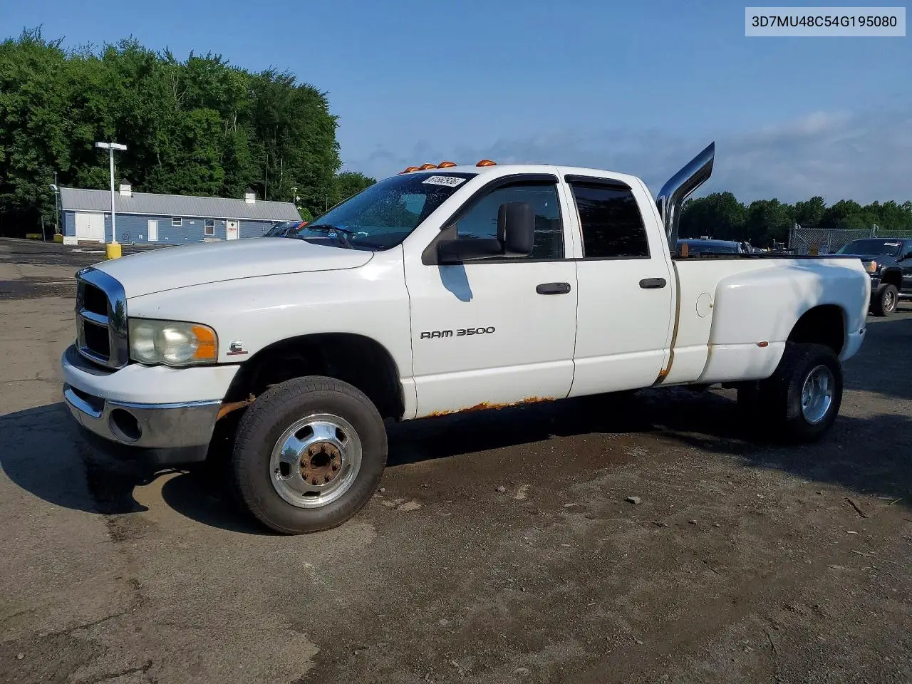 2004 Dodge Ram 3500 St VIN: 3D7MU48C54G195080 Lot: 61562936
