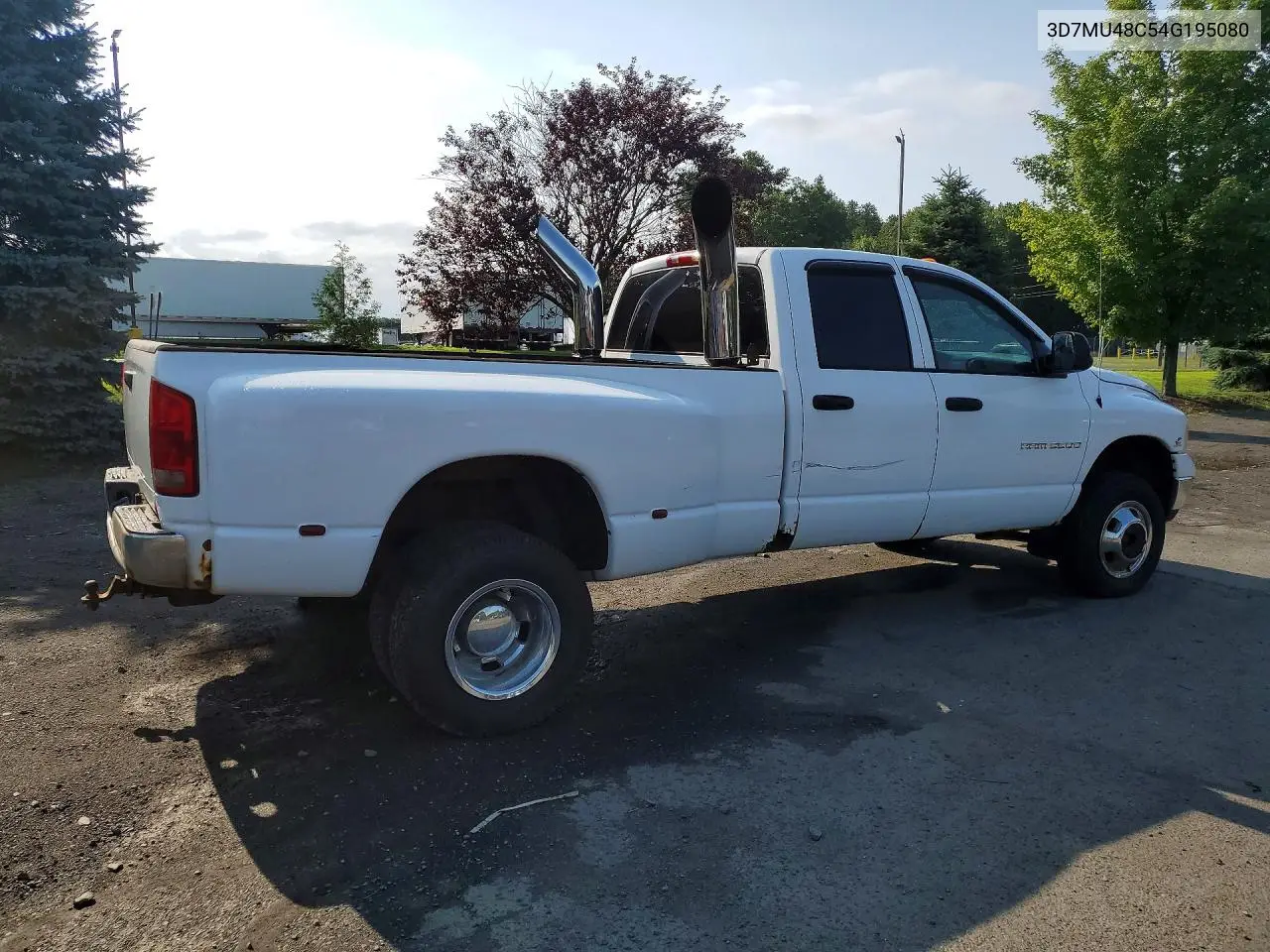 2004 Dodge Ram 3500 St VIN: 3D7MU48C54G195080 Lot: 61562936