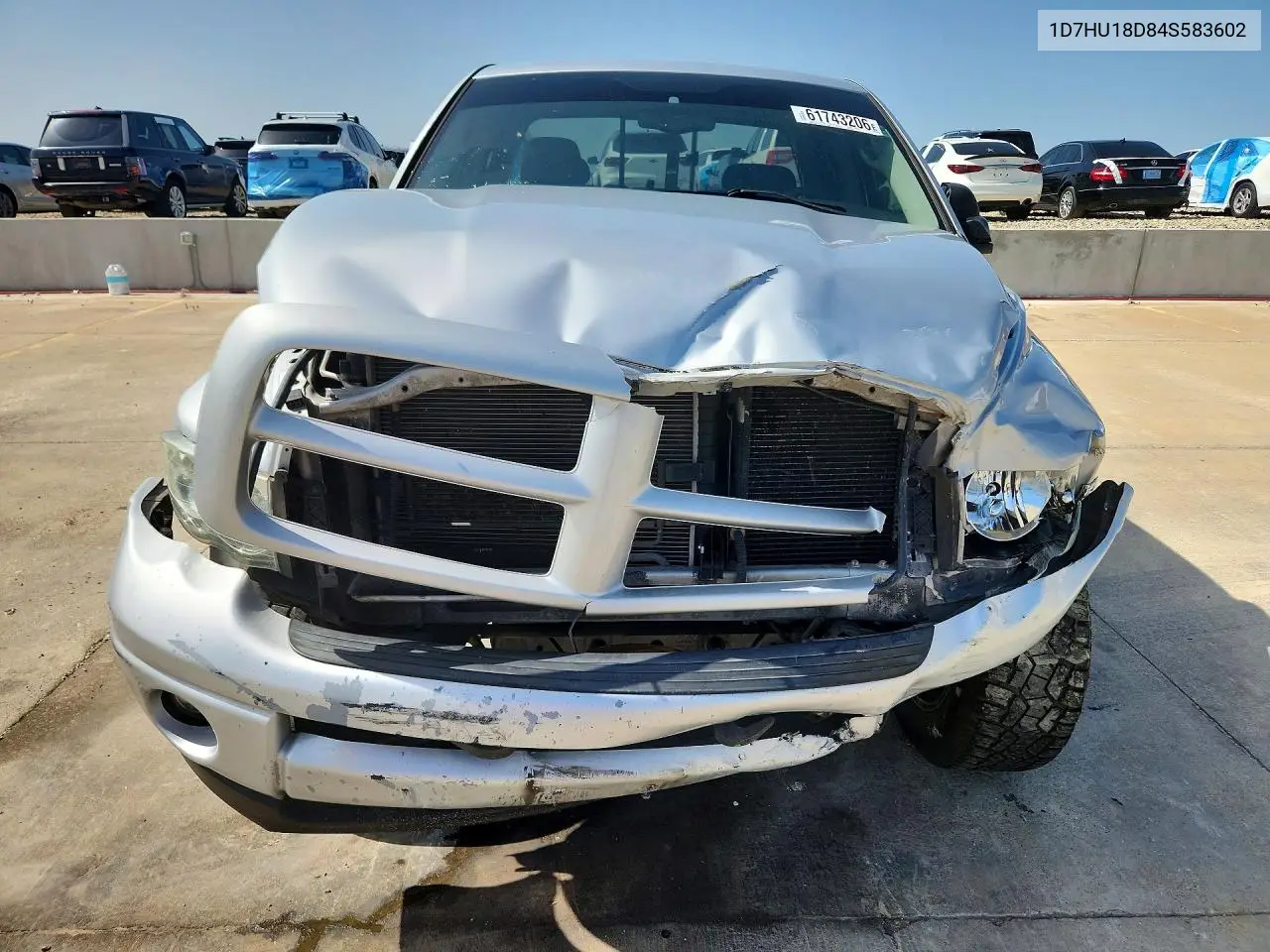 2004 Dodge Ram 1500 St VIN: 1D7HU18D84S583602 Lot: 61743206