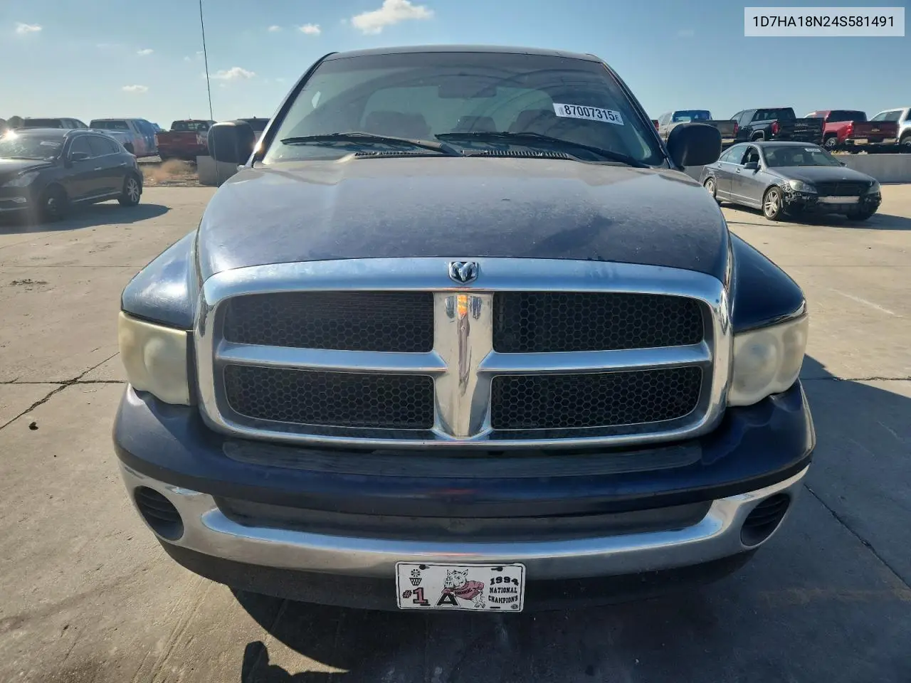 1D7HA18N24S581491 2004 Dodge Ram 1500 St