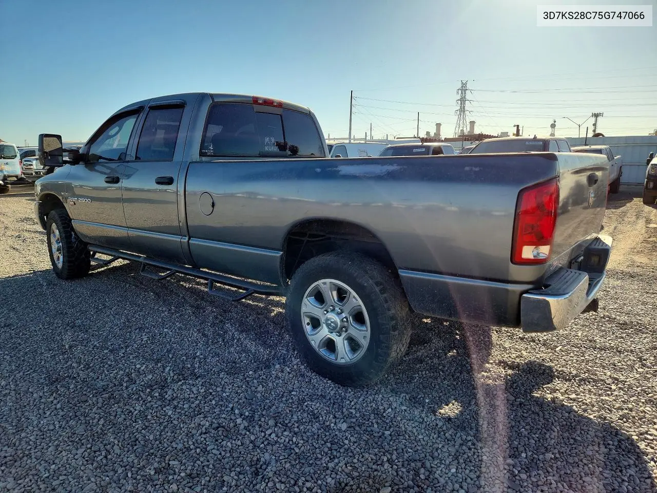 2005 Dodge Ram 2500 St VIN: 3D7KS28C75G747066 Lot: 55365626