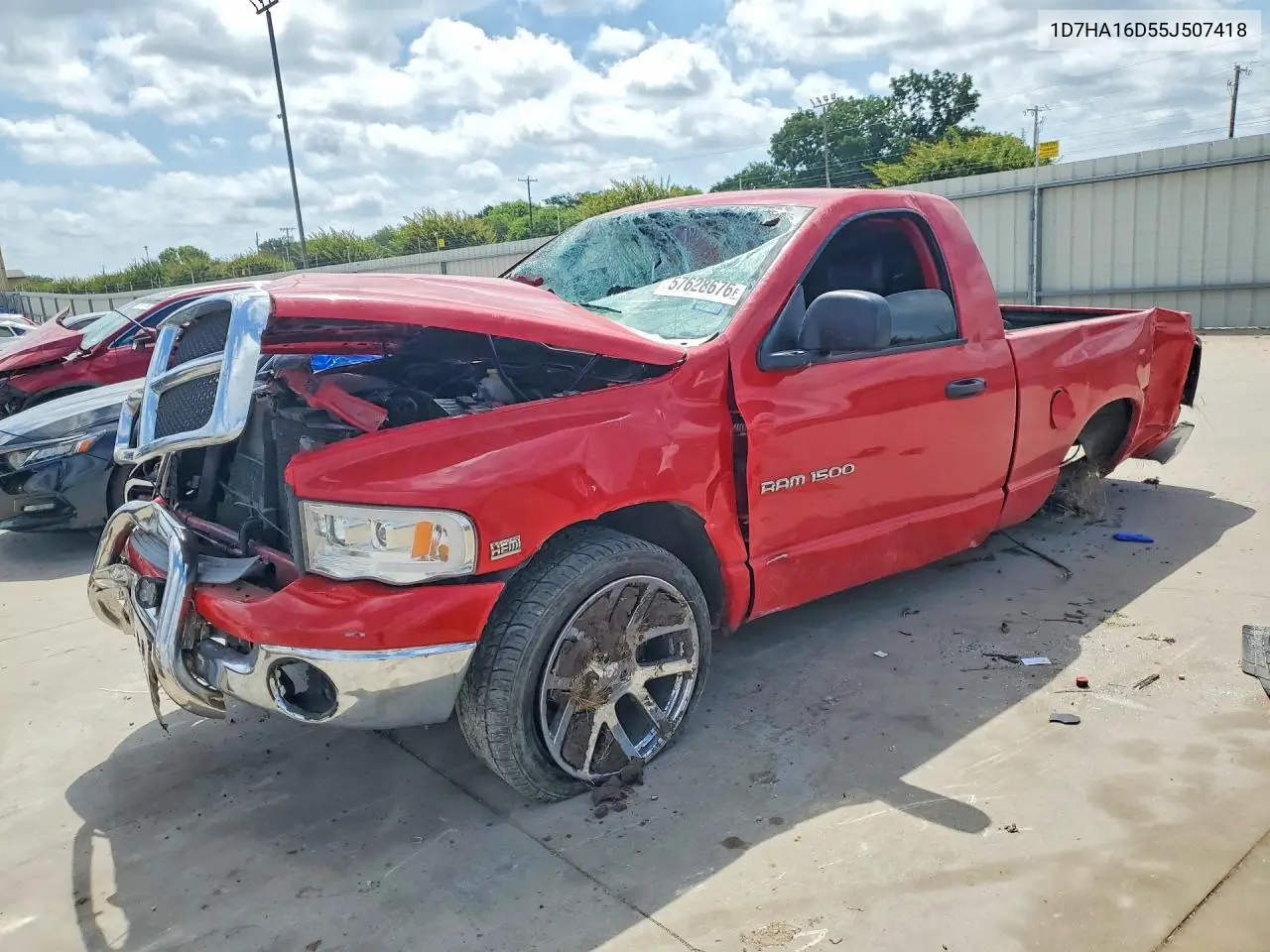 2005 Dodge Ram 1500 St VIN: 1D7HA16D55J507418 Lot: 57628676