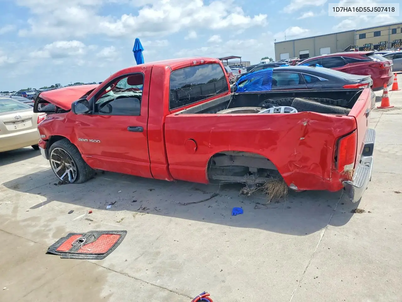 2005 Dodge Ram 1500 St VIN: 1D7HA16D55J507418 Lot: 57628676