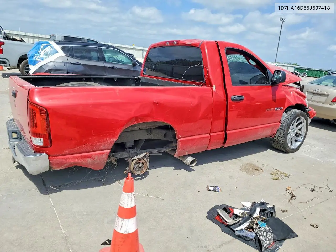 2005 Dodge Ram 1500 St VIN: 1D7HA16D55J507418 Lot: 57628676