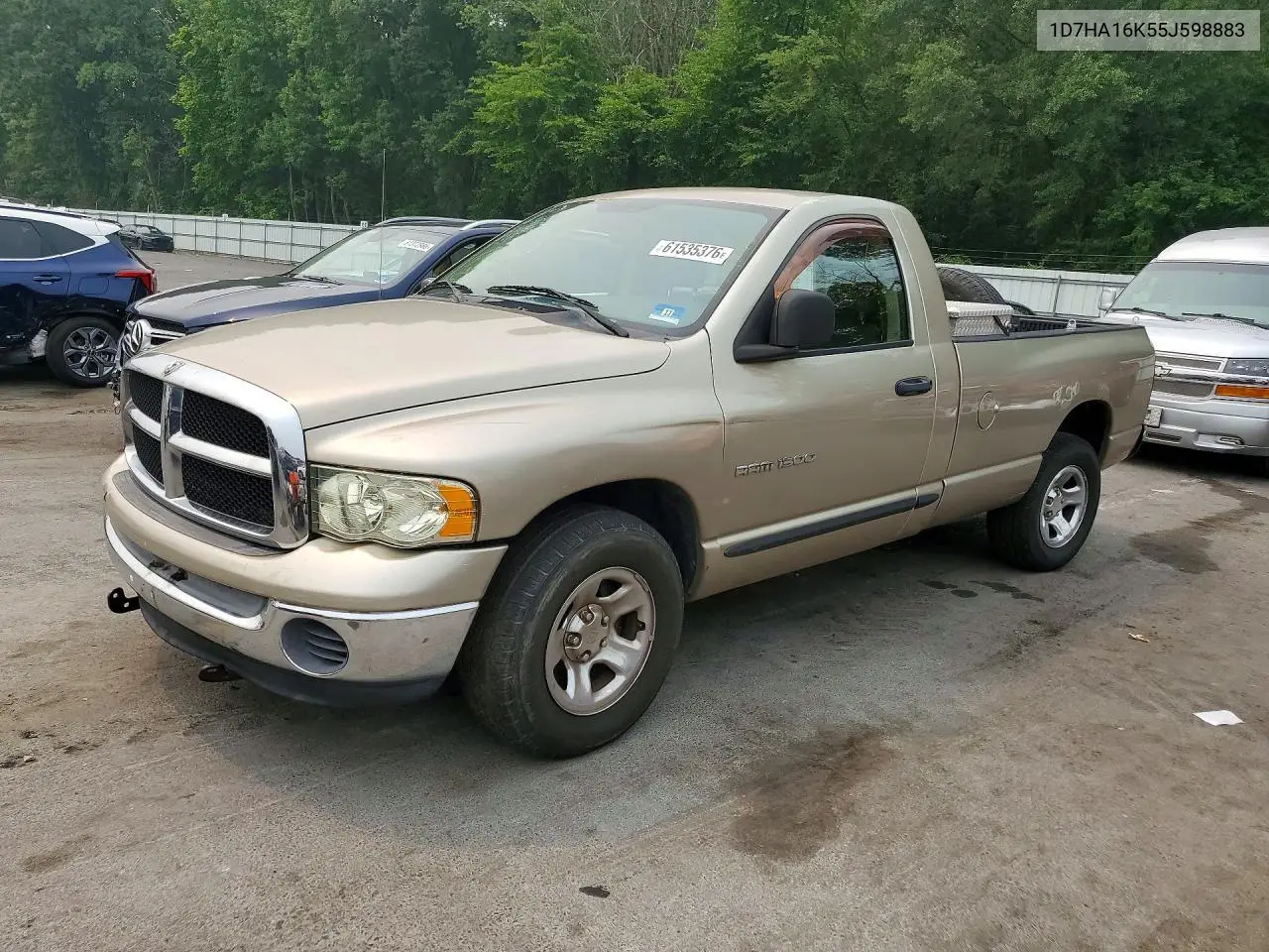 2005 Dodge Ram 1500 St VIN: 1D7HA16K55J598883 Lot: 61535376
