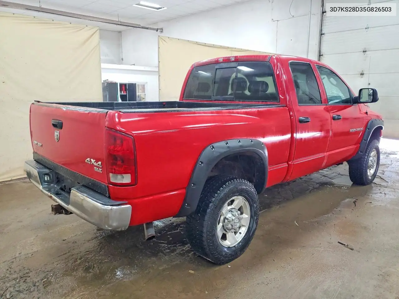 2005 Dodge Ram 2500 St VIN: 3D7KS28D35G826503 Lot: 61568836