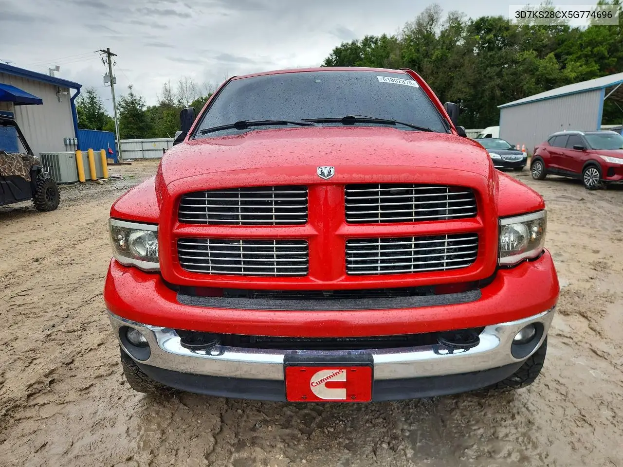 2005 Dodge Ram 2500 St VIN: 3D7KS28CX5G774696 Lot: 61802376