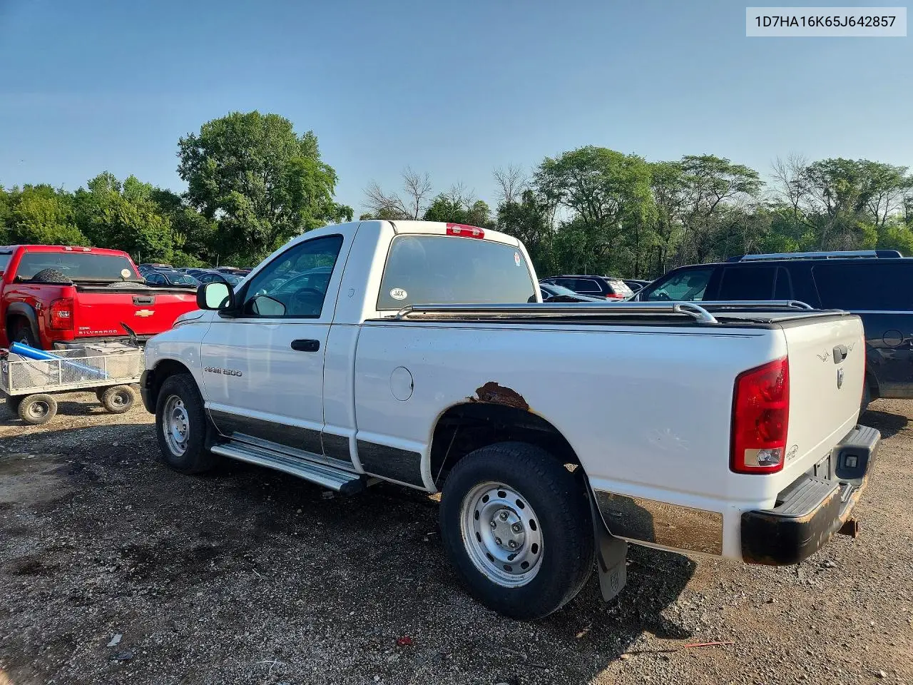 2005 Dodge Ram 1500 St VIN: 1D7HA16K65J642857 Lot: 62154206