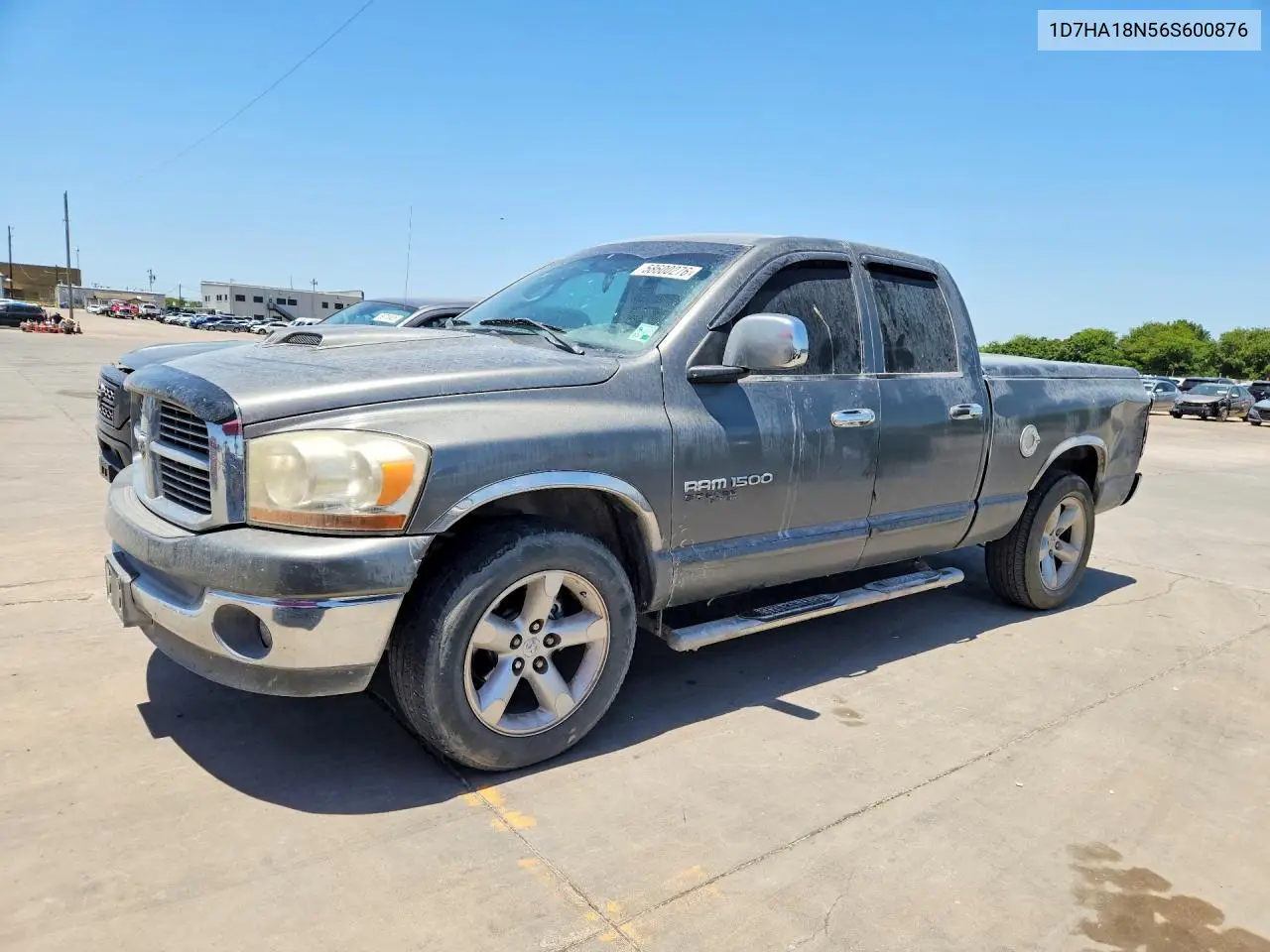2006 Dodge Ram 1500 St VIN: 1D7HA18N56S600876 Lot: 58600276