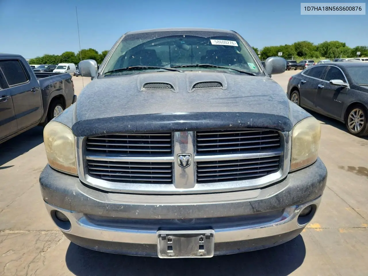 2006 Dodge Ram 1500 St VIN: 1D7HA18N56S600876 Lot: 58600276