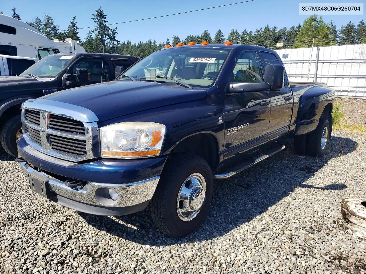 2006 Dodge Ram 3500 St VIN: 3D7MX48C06G260704 Lot: 60052006