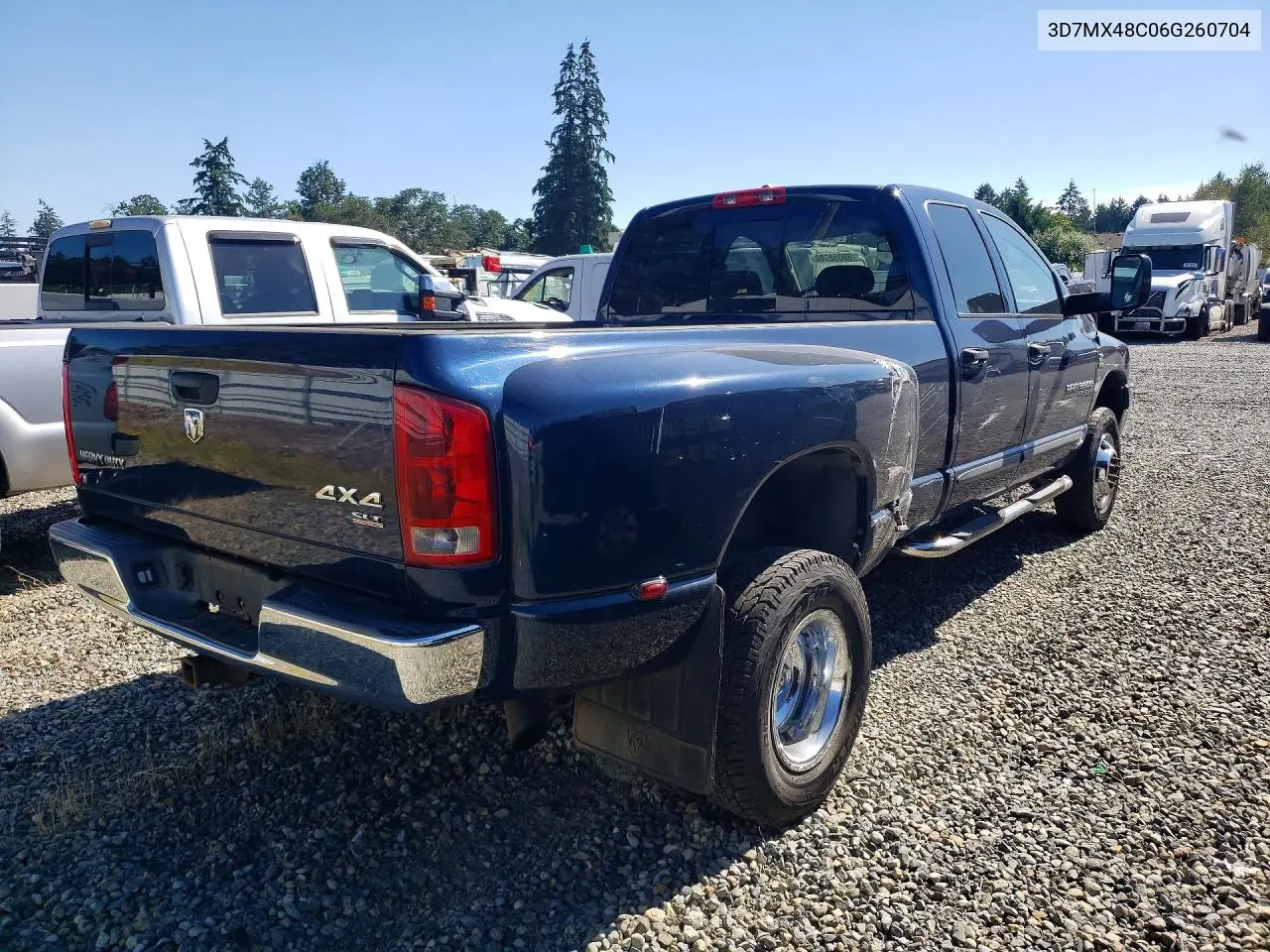 2006 Dodge Ram 3500 St VIN: 3D7MX48C06G260704 Lot: 60052006