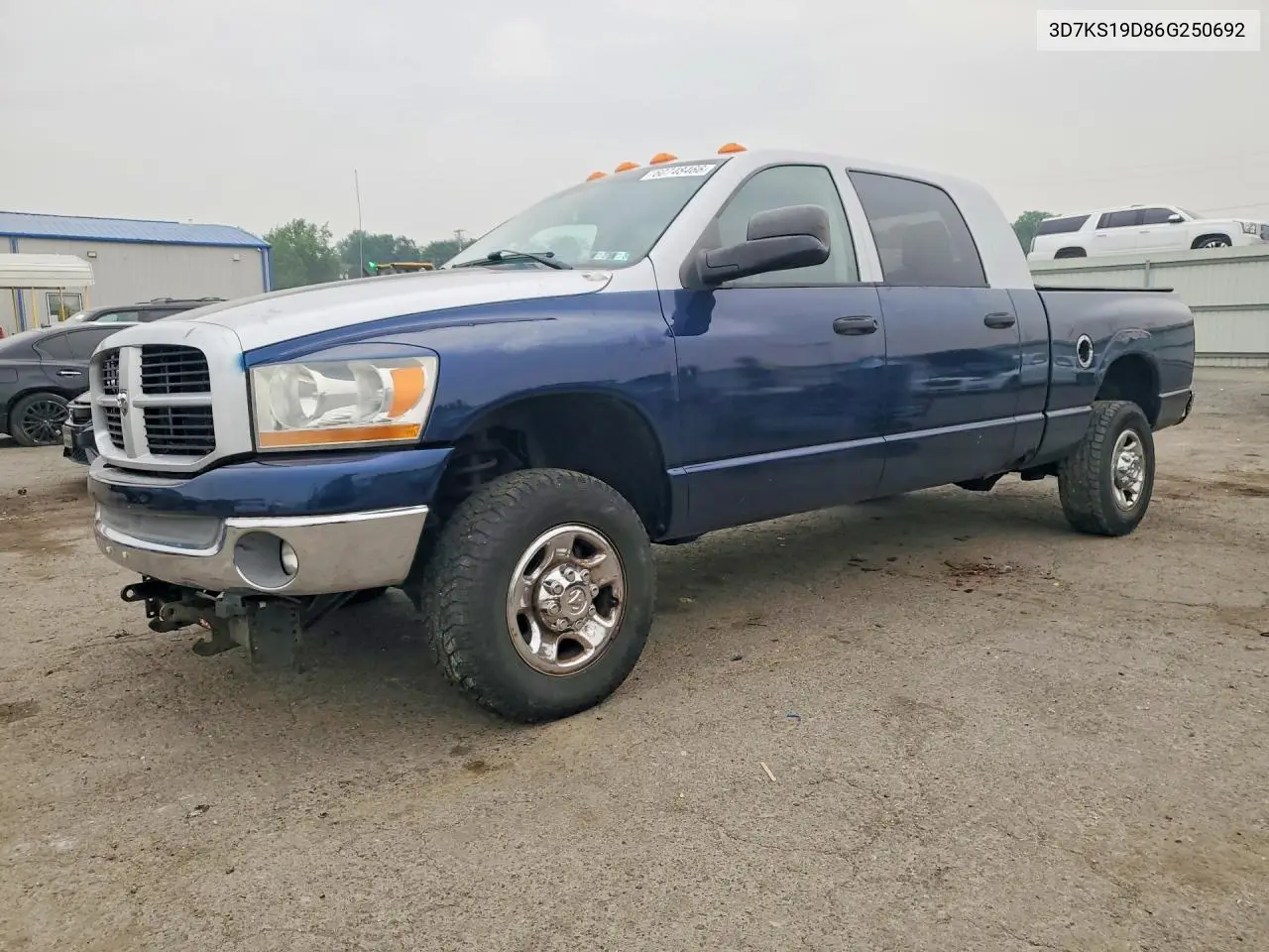 2006 Dodge Ram 1500 Laramie VIN: 3D7KS19D86G250692 Lot: 60748466