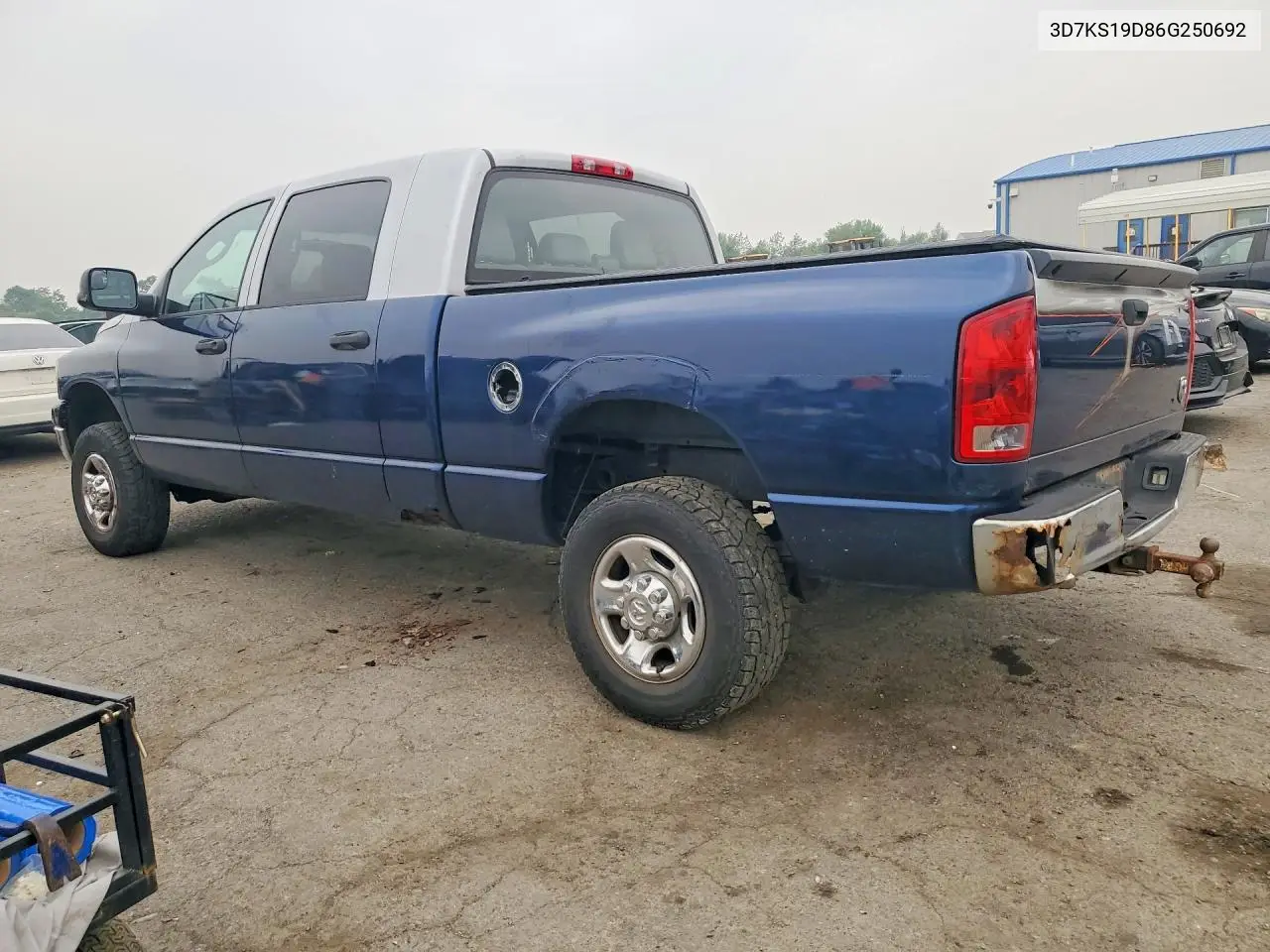 2006 Dodge Ram 1500 Laramie VIN: 3D7KS19D86G250692 Lot: 60748466