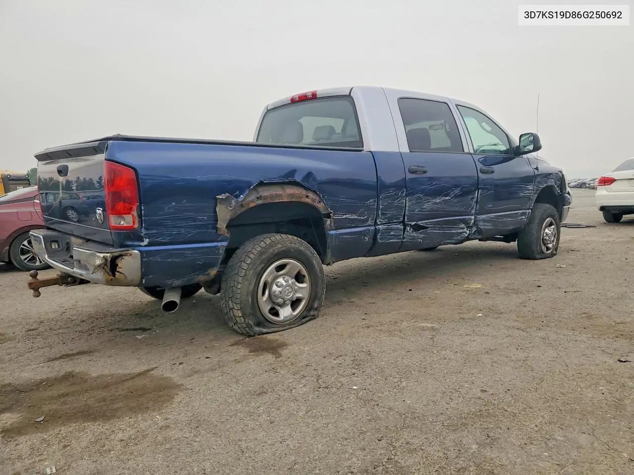 2006 Dodge Ram 1500 Laramie VIN: 3D7KS19D86G250692 Lot: 60748466