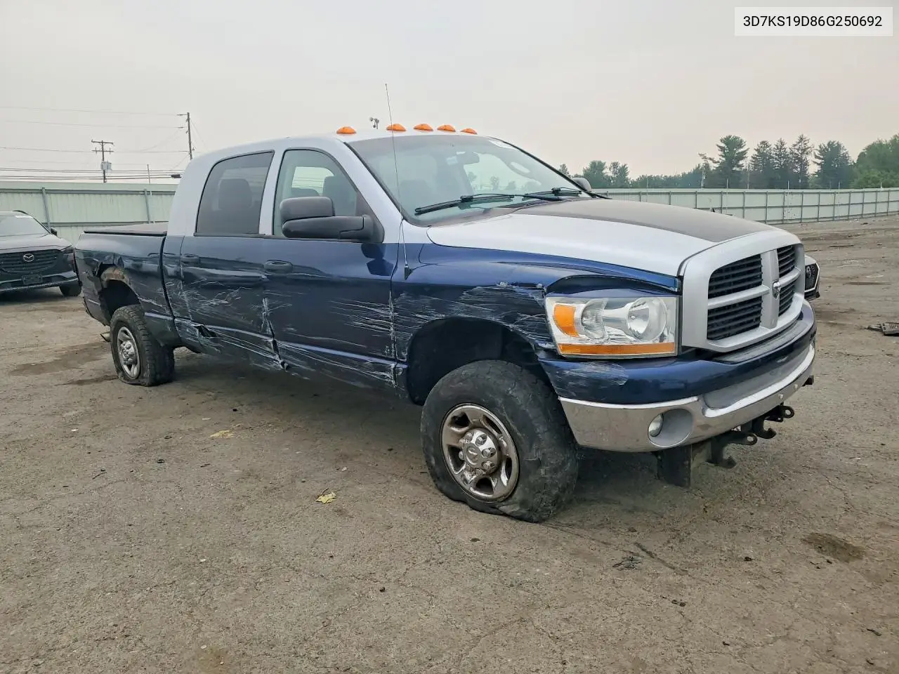 2006 Dodge Ram 1500 Laramie VIN: 3D7KS19D86G250692 Lot: 60748466