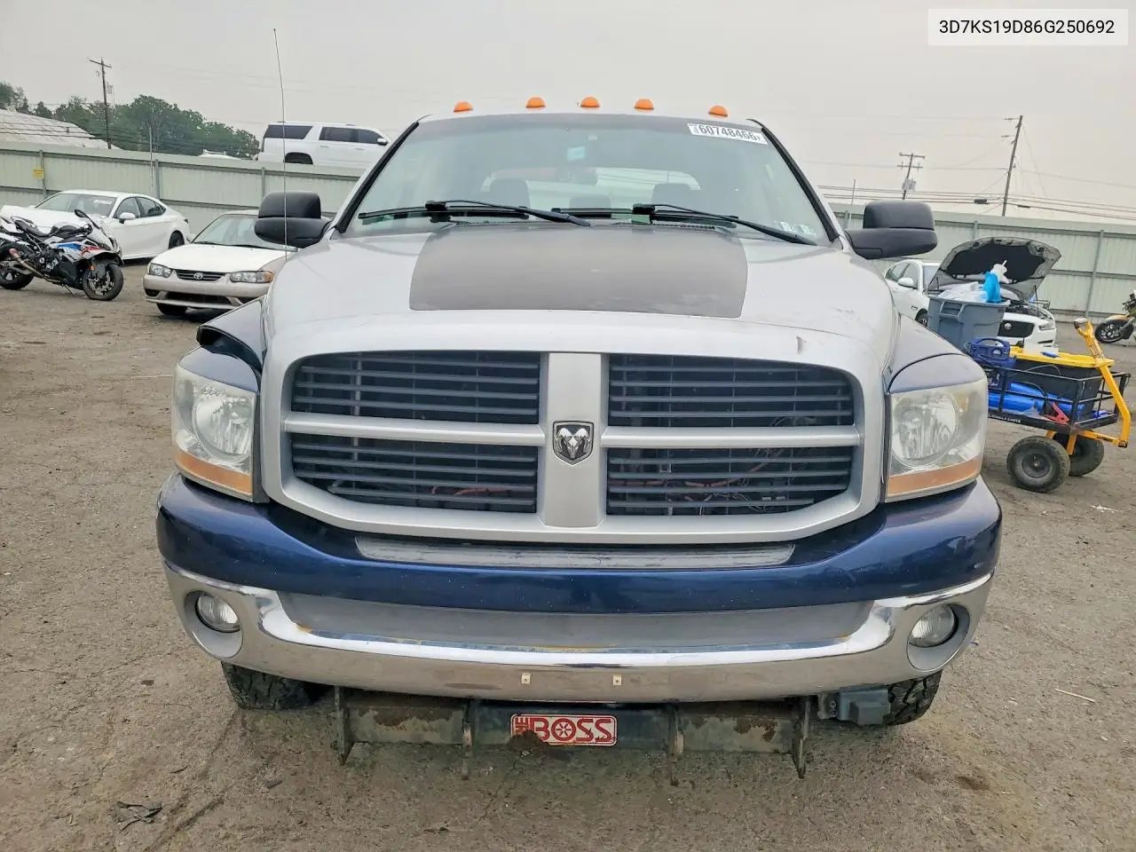 2006 Dodge Ram 1500 Laramie VIN: 3D7KS19D86G250692 Lot: 60748466