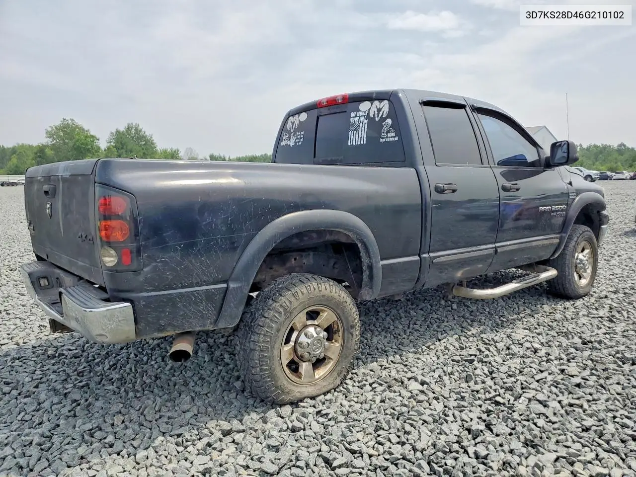 2006 Dodge Ram 2500 St VIN: 3D7KS28D46G210102 Lot: 61549086