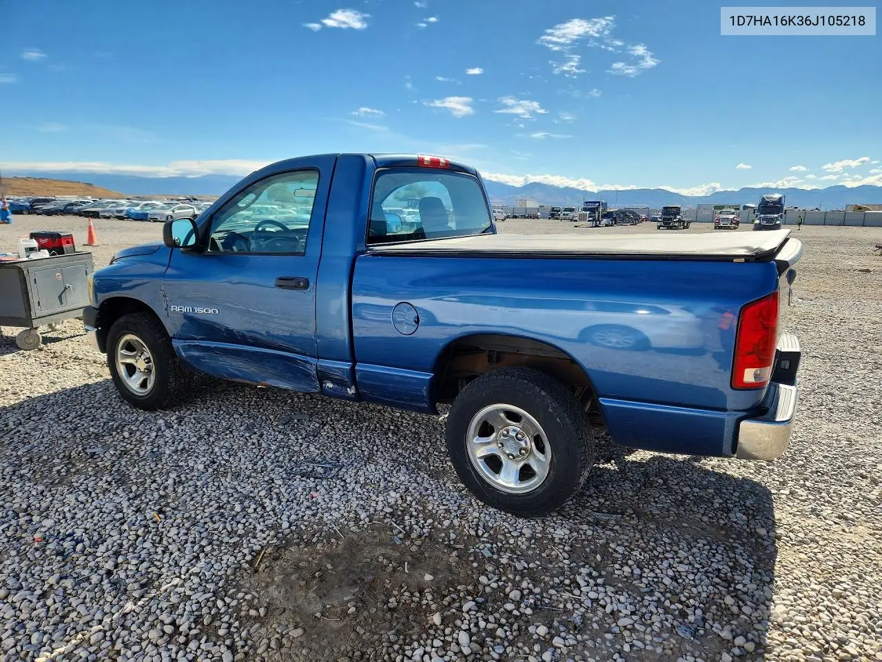 2006 Dodge Ram 1500 St VIN: 1D7HA16K36J105218 Lot: 77249885