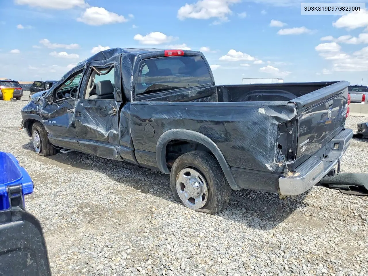 2007 Dodge Ram 1500 VIN: 3D3KS19D97G829001 Lot: 55371106
