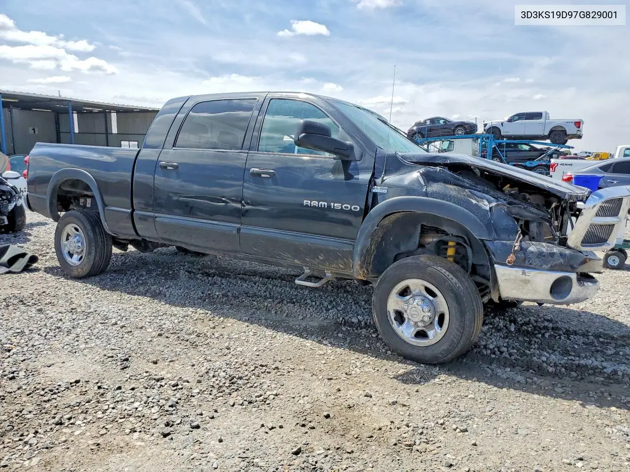 2007 Dodge Ram 1500 VIN: 3D3KS19D97G829001 Lot: 55371106