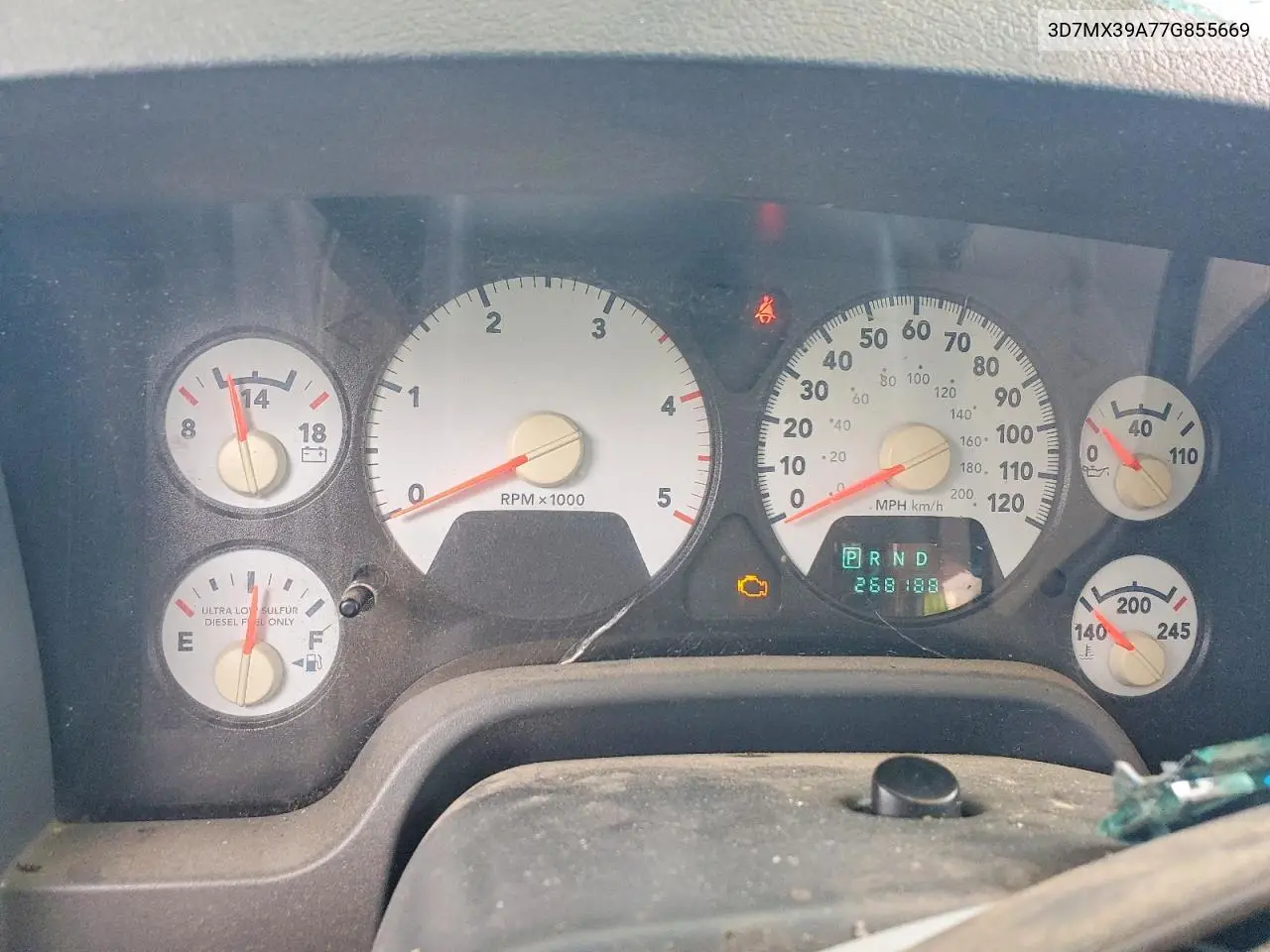 2007 Dodge Ram 3500 VIN: 3D7MX39A77G855669 Lot: 59076836