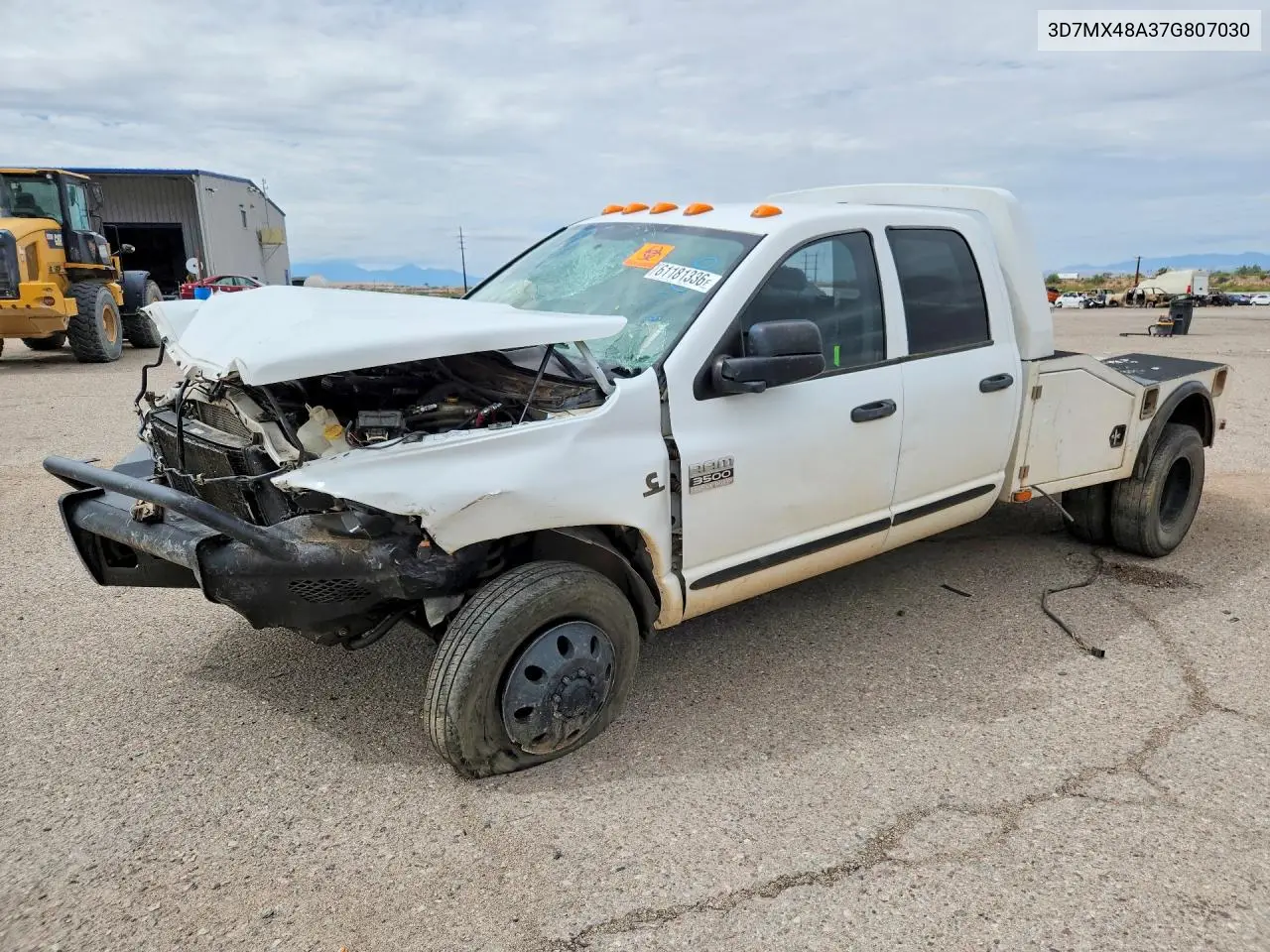 2007 Dodge Ram 3500 St VIN: 3D7MX48A37G807030 Lot: 61181336