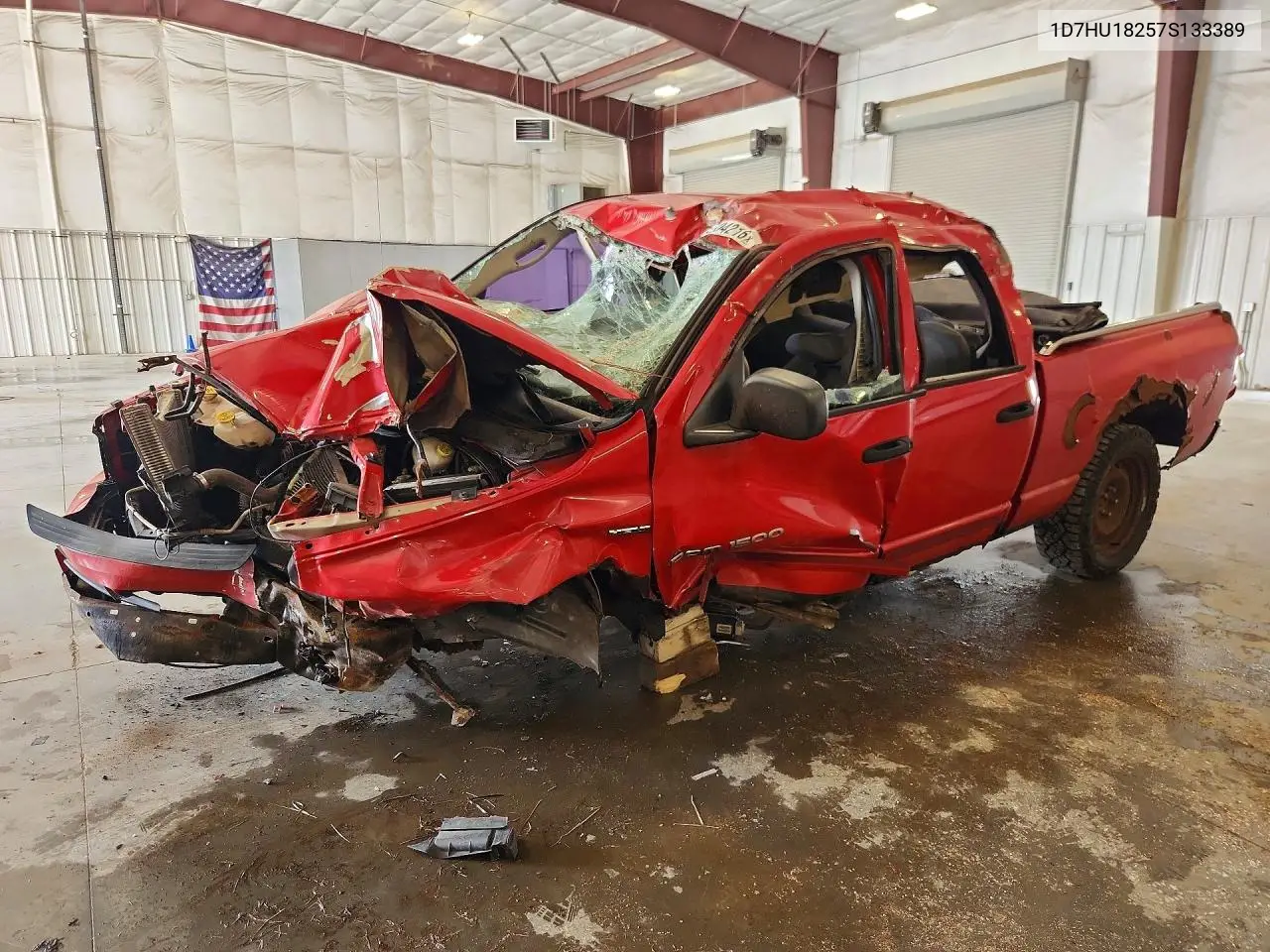 2007 Dodge Ram 1500 St Quad Cab VIN: 1D7HU18257S133389 Lot: 61304216