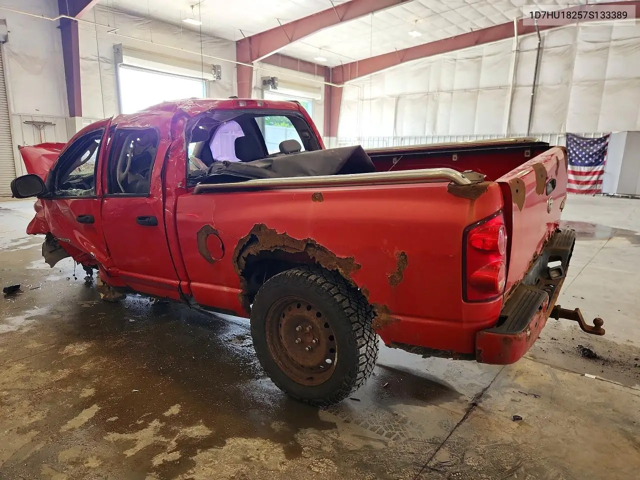 2007 Dodge Ram 1500 St Quad Cab VIN: 1D7HU18257S133389 Lot: 61304216