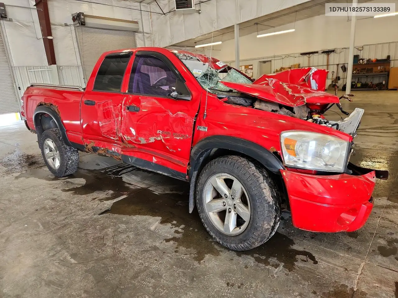 2007 Dodge Ram 1500 St Quad Cab VIN: 1D7HU18257S133389 Lot: 61304216