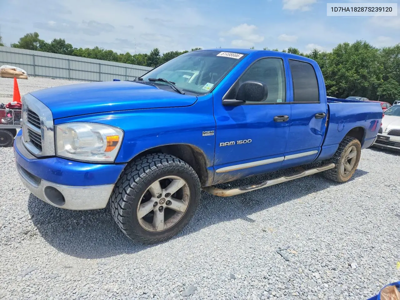 2007 Dodge Ram 1500 St/Slt VIN: 1D7HA18287S239120 Lot: 61498666