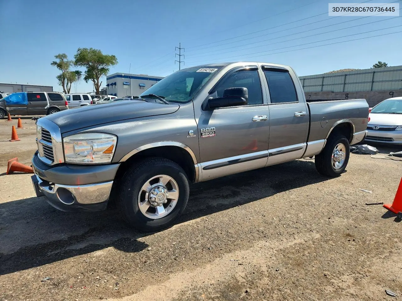 2007 Dodge Ram 2500 St VIN: 3D7KR28C67G736445 Lot: 61542196