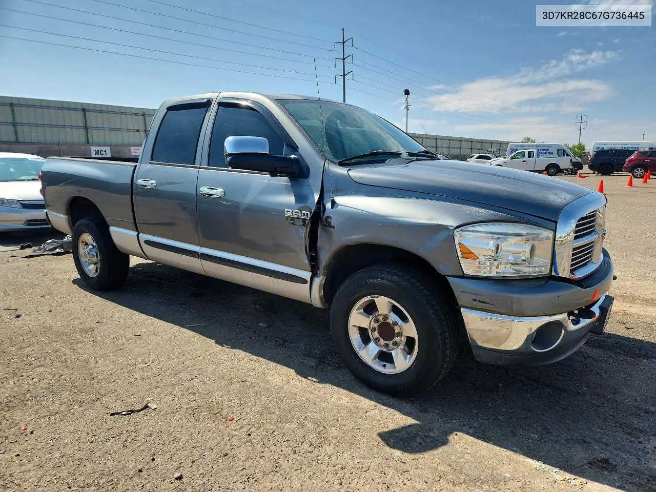 2007 Dodge Ram 2500 St VIN: 3D7KR28C67G736445 Lot: 61542196