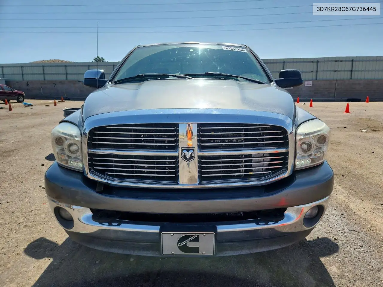 2007 Dodge Ram 2500 St VIN: 3D7KR28C67G736445 Lot: 61542196