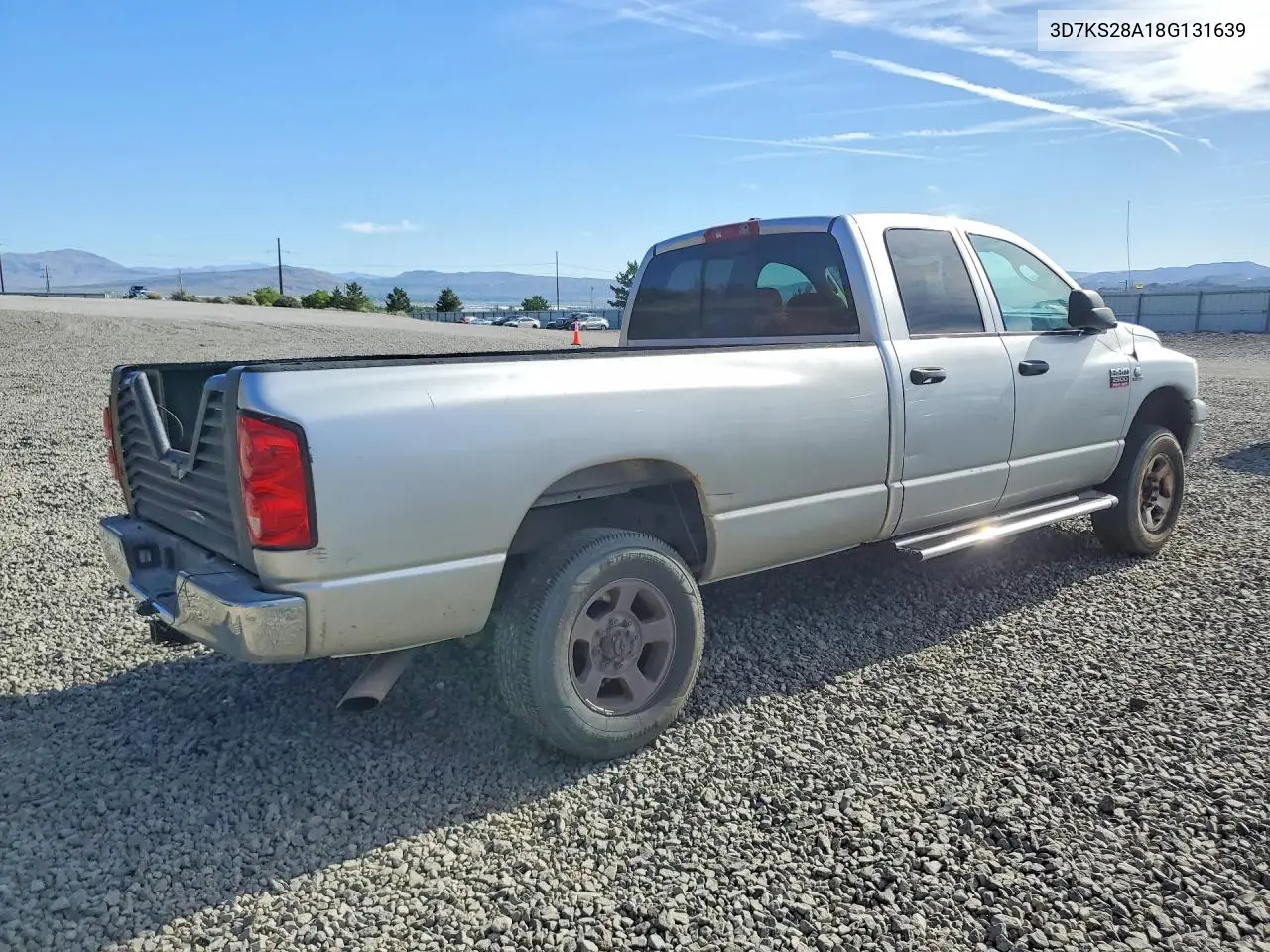 2008 Dodge Ram 2500 St VIN: 3D7KS28A18G131639 Lot: 54890446