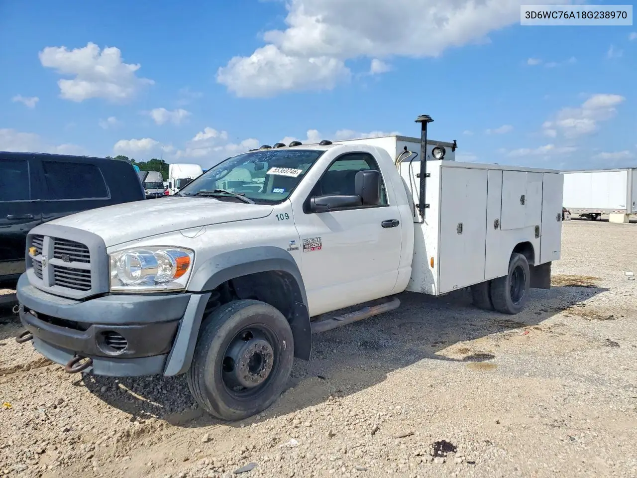 2008 Dodge Ram 5500 St VIN: 3D6WC76A18G238970 Lot: 55369246