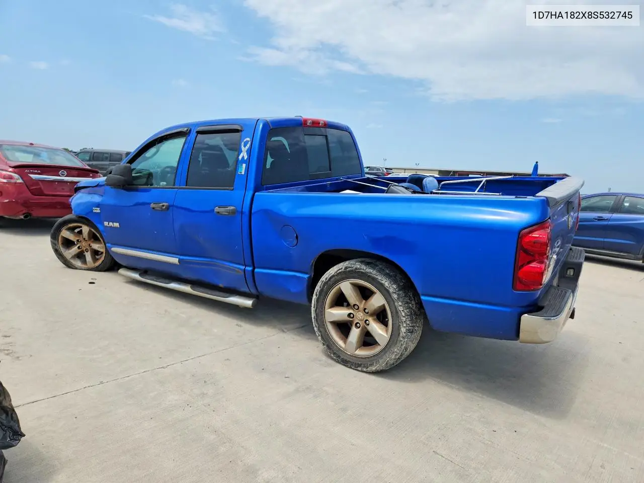 2008 Dodge Ram 1500 St VIN: 1D7HA182X8S532745 Lot: 56245406