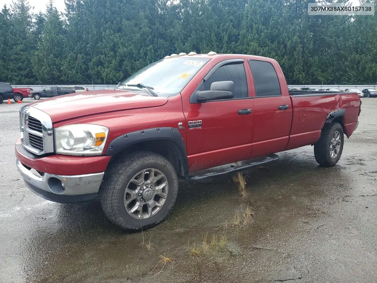 2008 Dodge Ram 3500 St VIN: 3D7MX38AX8G157138 Lot: 56254276