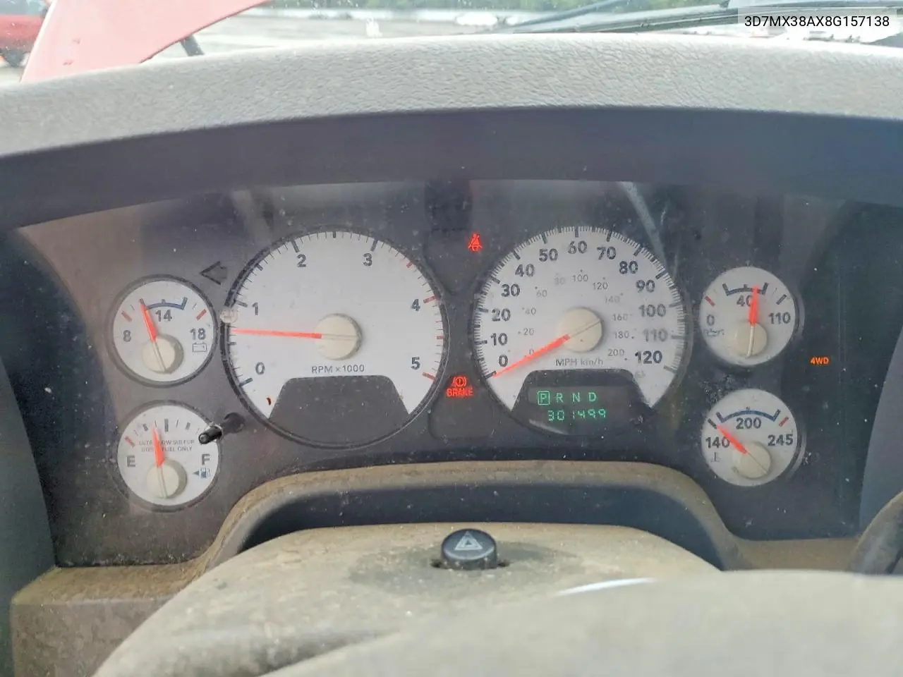 2008 Dodge Ram 3500 St VIN: 3D7MX38AX8G157138 Lot: 56254276