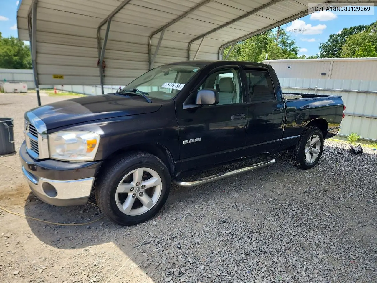 2008 Dodge Ram 1500 St VIN: 1D7HA18N98J129369 Lot: 58119086