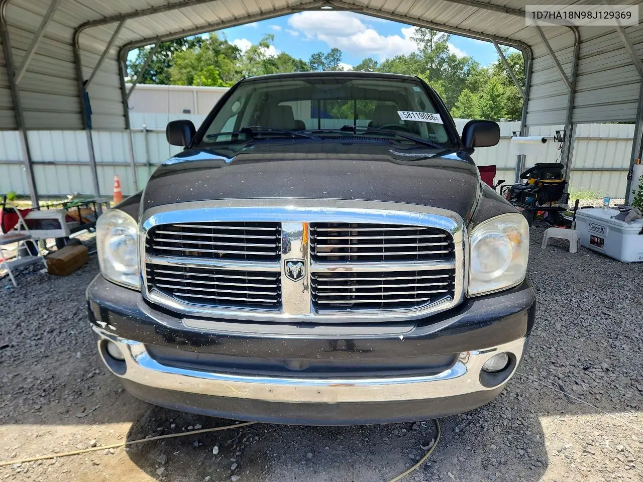 2008 Dodge Ram 1500 St VIN: 1D7HA18N98J129369 Lot: 58119086