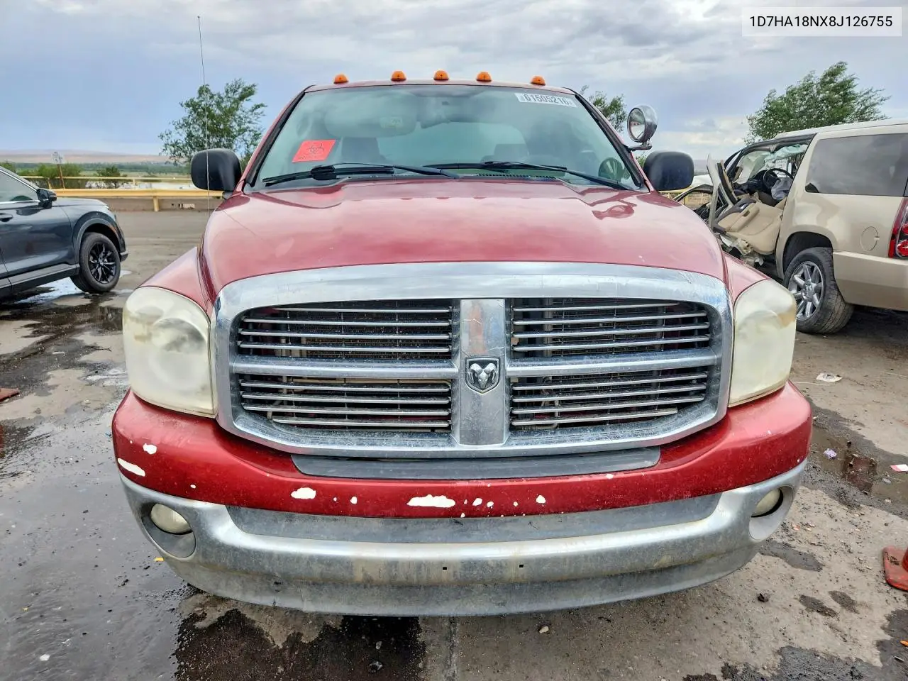 2008 Dodge Ram 1500 St VIN: 1D7HA18NX8J126755 Lot: 61505216
