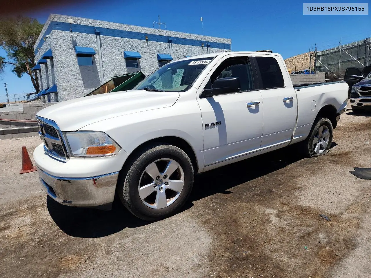 2009 Dodge Ram 1500 VIN: 1D3HB18PX9S796155 Lot: 55179996