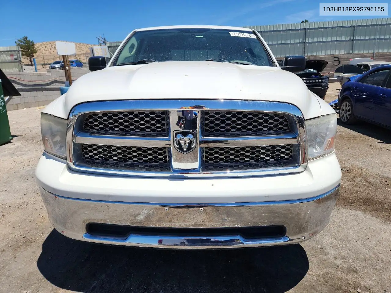 2009 Dodge Ram 1500 VIN: 1D3HB18PX9S796155 Lot: 55179996