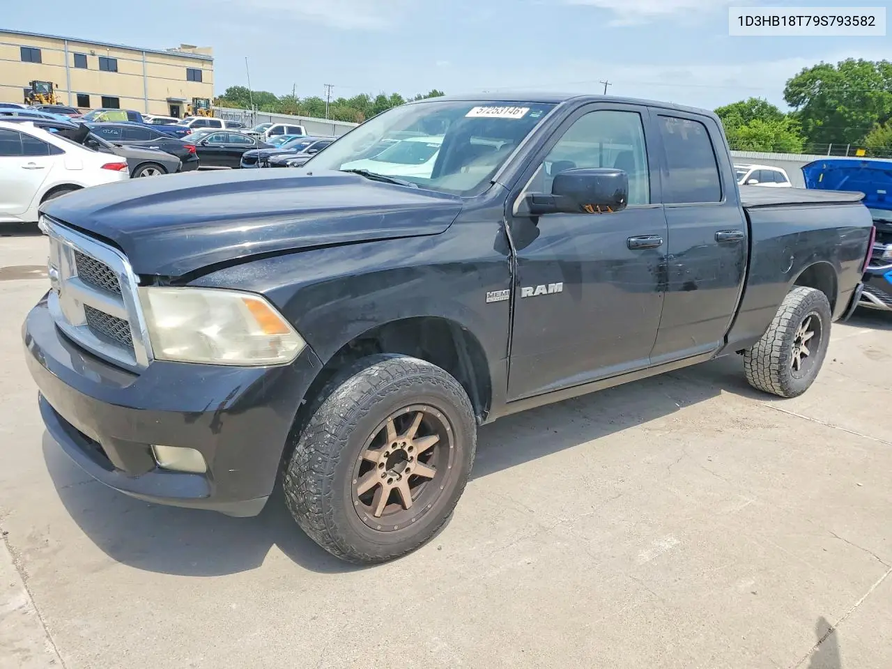 2009 Dodge Ram 1500 VIN: 1D3HB18T79S793582 Lot: 57253146