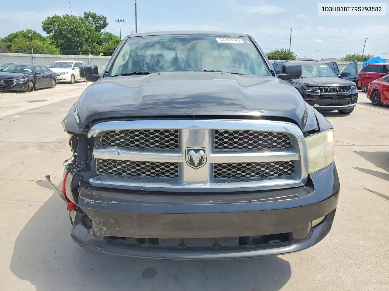 2009 Dodge Ram 1500 VIN: 1D3HB18T79S793582 Lot: 57253146