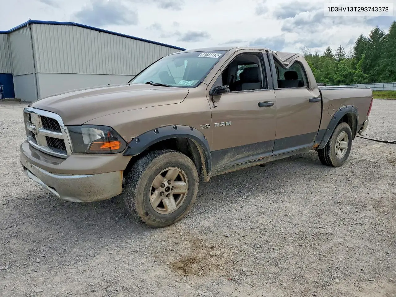 2009 Dodge Ram 1500 VIN: 1D3HV13T29S743378 Lot: 57687716